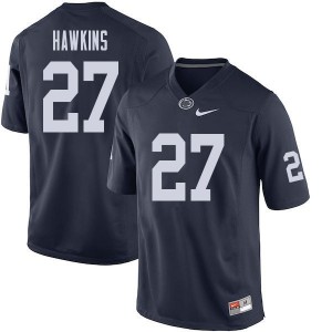 Men Aeneas Hawkins Navy Nittany Lions College Football #27 Jersey 952718-338