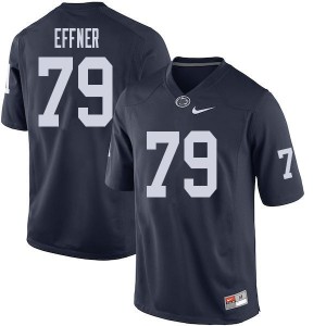 Men Bryce Effner Navy Penn State College Football #79 Jersey 833076-299