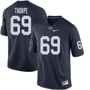 Men C.J. Thorpe Navy Nittany Lions College Football #69 Jersey 881425-231