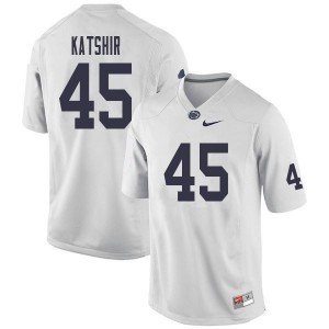 Men Charlie Katshir White Penn State College Football #45 Jersey 814400-393