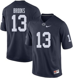 Men Ellis Brooks Navy Nittany Lions College Football #13 Jersey 613439-845