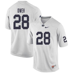 Men Jayson Oweh White Penn State College Football #28 Jersey 474780-766