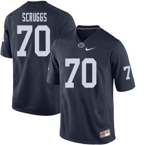 Men Juice Scruggs Navy Penn State College Football #70 Jersey 963755-824