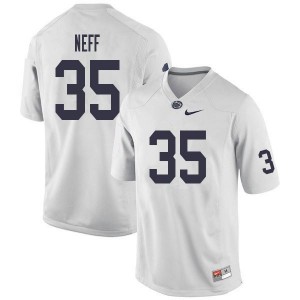 Men Justin Neff White Nittany Lions College Football #35 Jersey 489104-826