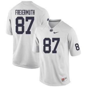 Men Pat Freiermuth White Penn State Nittany Lions College Football #87 Jersey 844538-523
