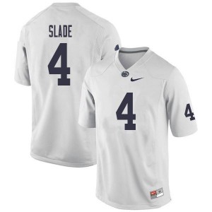 Men Ricky Slade White Penn State College Football #4 Jersey 376303-204