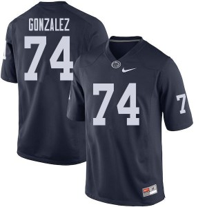 Men Steven Gonzalez Navy Nittany Lions College Football #74 Jersey 930983-468
