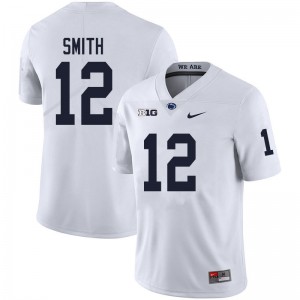 Men Brandon Smith White Penn State College Football #12 Jersey 101448-298