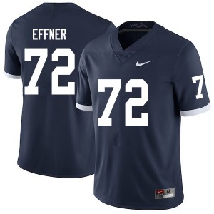 Men Bryce Effner Navy PSU College Throwback Football #72 Jersey 928682-622