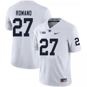 Men Cody Romano White PSU College Football #27 Jersey 886435-695
