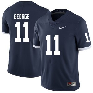 Men Daniel George Navy PSU College Throwback Football #11 Jersey 214955-941