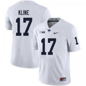 Men Grayson Kline White PSU College Football #17 Jersey 408587-238