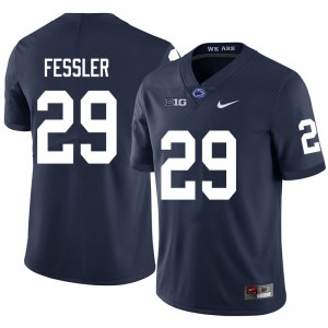Men Henry Fessler Navy PSU College Football #29 Jersey 233719-626