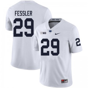 Men Henry Fessler White PSU College Football #29 Jersey 805744-342