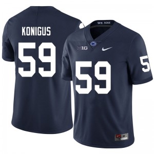 Men Kaleb Konigus Navy Penn State Nittany Lions College Football #59 Jersey 290193-791