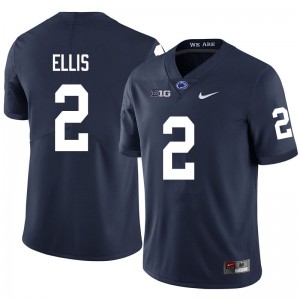 Men Keaton Ellis Navy Nittany Lions College Football #2 Jersey 555029-721