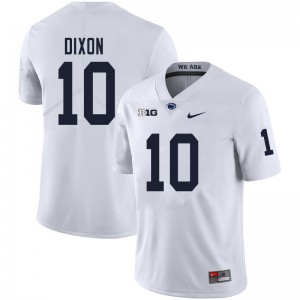 Men Lance Dixon White Penn State College Football #10 Jersey 608477-520