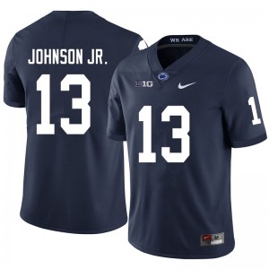 Men Michael Johnson Jr. Navy Penn State College Football #13 Jersey 269499-363