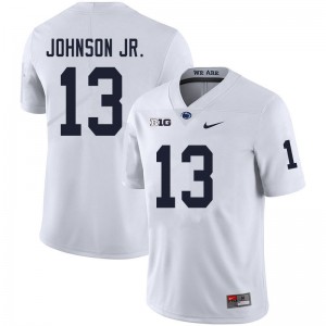 Men Michael Johnson Jr. White Penn State College Football #13 Jersey 517369-892