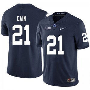 Men Noah Cain Navy Penn State Nittany Lions College Football #21 Jersey 500106-628