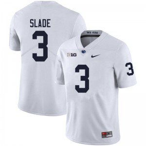 Men Ricky Slade White Nittany Lions College Football #3 Jersey 571071-183