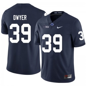Men Robbie Dwyer Navy Penn State College Football #39 Jersey 169518-377