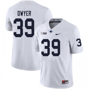 Men Robbie Dwyer White Nittany Lions College Football #39 Jersey 465289-765