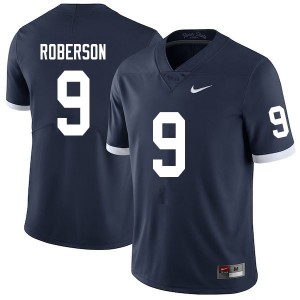 Men Ta'Quan Roberson Navy PSU College Throwback Football #9 Jersey 732701-761