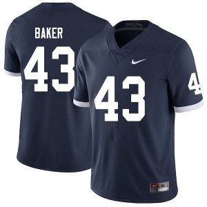 Men Trevor Baker Navy Nittany Lions College Throwback Football #43 Jersey 356821-601