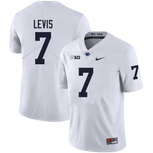 Men Will Levis White Penn State Nittany Lions College Football #7 Jersey 563387-215