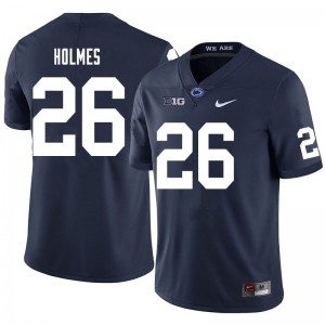 Men Caziah Holmes Navy Nittany Lions College Football #26 Jersey 251307-767
