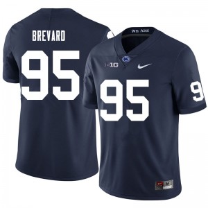 Men Cole Brevard Navy Nittany Lions College Football #95 Jersey 869786-531