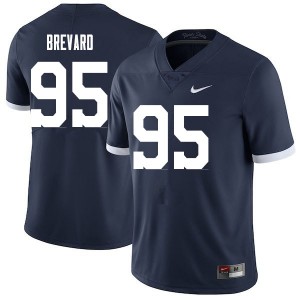 Men Cole Brevard Throwback Penn State College Football #95 Jersey 315485-702