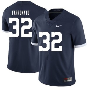 Men Dylan Farronato Throwback Penn State Nittany Lions College Football #32 Jersey 309880-825