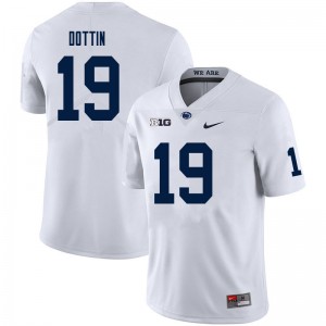 Men Jaden Dottin White PSU College Football #19 Jersey 503557-945