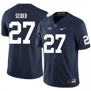 Men Jaden Seider Navy Penn State Nittany Lions College Football #27 Jersey 589328-123