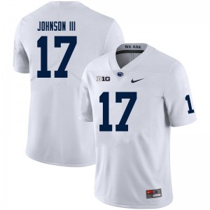 Men Joseph Johnson III White Nittany Lions College Football #17 Jersey 819767-628