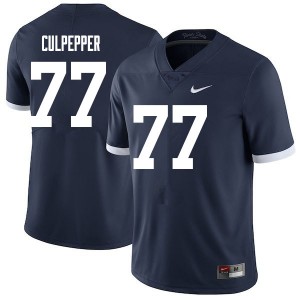 Men Judge Culpepper Throwback Penn State Nittany Lions College Football #77 Jersey 808968-829