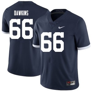 Men Nick Dawkins Throwback PSU College Football #66 Jersey 311964-351