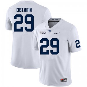 Men Sebastian Costantini White PSU College Football #29 Jersey 995776-503