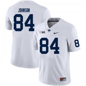 Men Theo Johnson White Nittany Lions College Football #84 Jersey 361196-910
