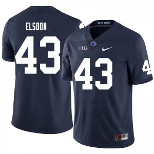 Men Tyler Elsdon Navy Penn State Nittany Lions College Football #43 Jersey 503474-119