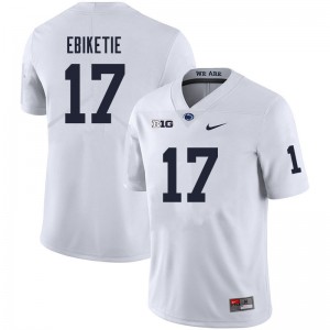 Men Arnold Ebiketie White Penn State Nittany Lions College Football #17 Jersey 994496-157