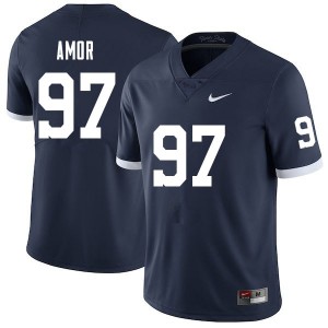 Men Barney Amor Retro PSU College Football #97 Jersey 150613-410