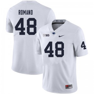 Men Cody Romano White Penn State College Football #48 Jersey 353304-856