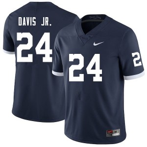 Men Jeffrey Davis Jr. Retro Penn State College Football #24 Jersey 527870-826