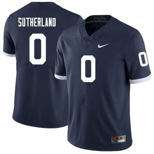 Men Jonathan Sutherland Retro Nittany Lions College Football #0 Jersey 129646-851
