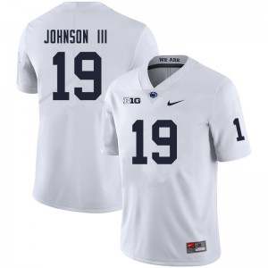 Men Joseph Johnson III White Penn State College Football #19 Jersey 625305-672