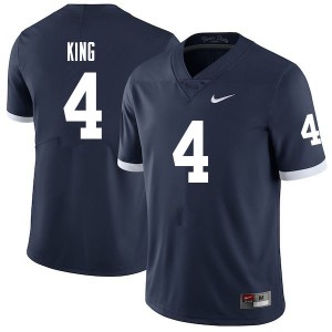 Men Kalen King Retro Penn State Nittany Lions College Football #4 Jersey 932928-326