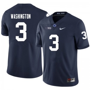 Men Parker Washington Navy PSU College Football #3 Jersey 137769-302